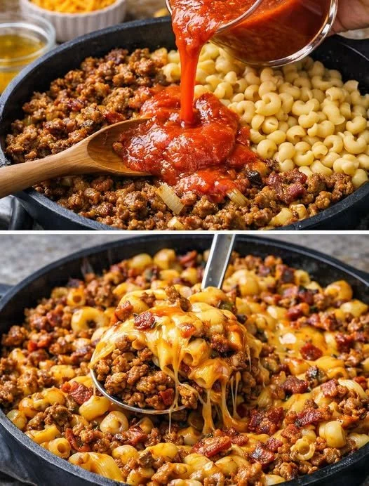 Cheeseburger Skillet in 15 Minuten