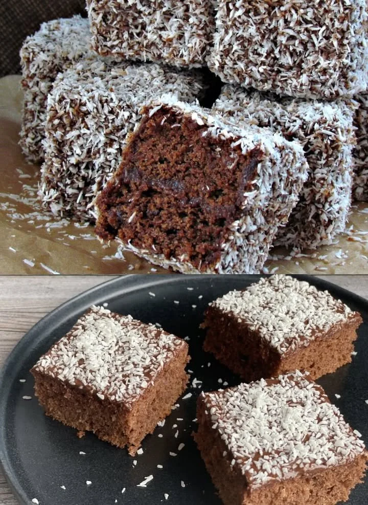 Leckere Cupavci Kokosschnitten mit Kokos und Schokolade