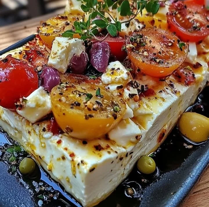 Dieser gebackene Schafskäse ist ein Genuss für alle Käseliebhaber! 🧀😋📋Zutaten:Für den gebackenen Schafskäse:
- 200 g Schafskäse (z.B. Feta)
- 2 Esslöffel Olivenöl
- 1 Teelöffel getrock...