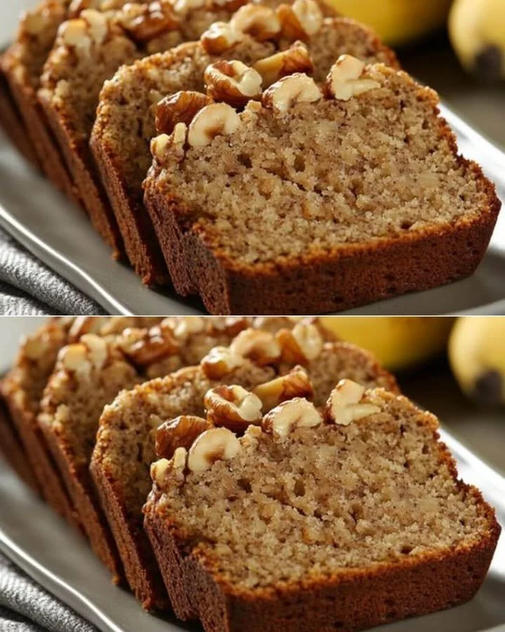 🍌 Gesundes Honig-Walnuss Bananenbrot - Natürlich süß & saftig!Das perfekte Frühstück oder Snack für zwischendurch - voller Nährstoffe und natürlicher Süße von reifen Bananen und Honig! 🍯...