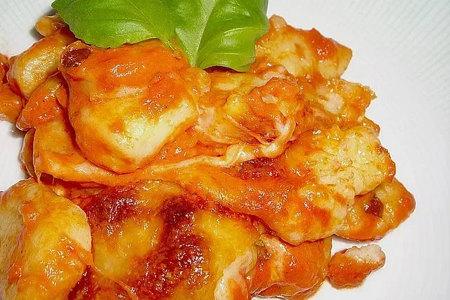 Gnocchi gebacken mit Mozzarella