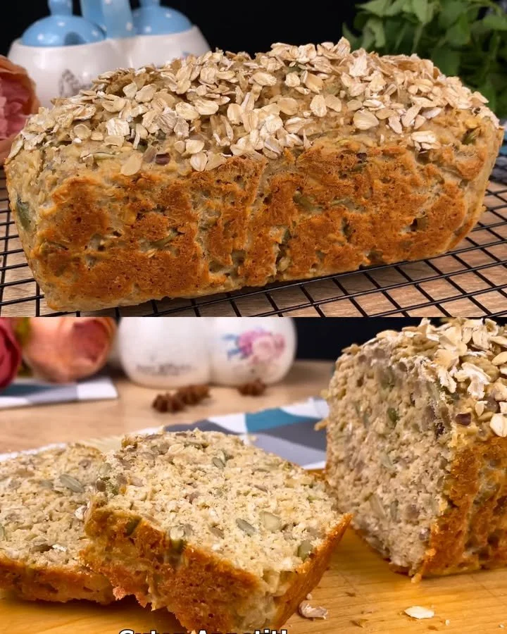 Haferflocken-Kürbiskern-Brot - Gesund und verdammt lecker! 🍞🌱
Ein Brot, das gesundheitsfördernd und schlank machend ist und einfach nur zum Reinbeißen einlädt! 😍🥣
Zutaten:300 g Vollkornmehl
1...