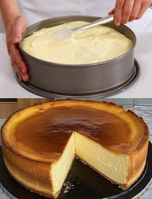 Käsekuchen ohne Boden – ein köstlicher, cremiger Genuss ohne Teig