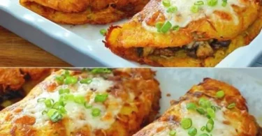 Knusprige Kartoffeltaschen - köstliche Beilage oder Snack aus Kartoffel und Füllung