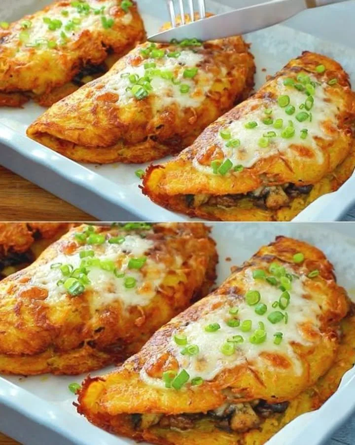 Knusprige Kartoffeltaschen - köstliche Beilage oder Snack aus Kartoffel und Füllung
