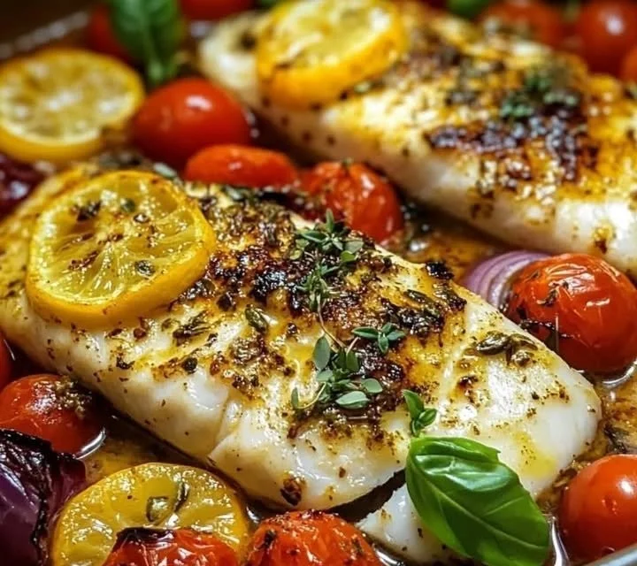 Mediterraner Ofenfisch