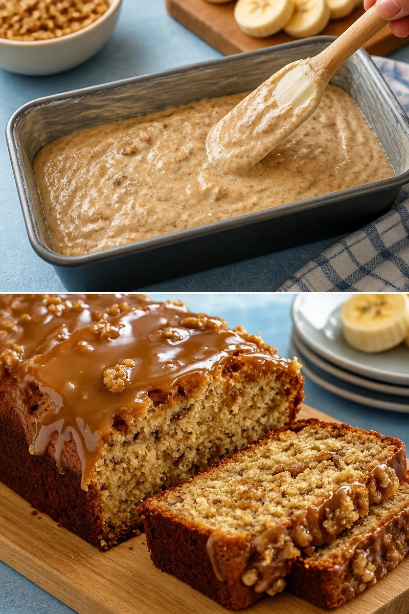 Saftiger Nusskuchen mit einer reichen Nussfüllung und frischem Topping.