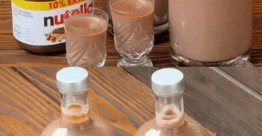 Flasche Nutella Rum Likör, eine schokoladige Rum-Spezialität