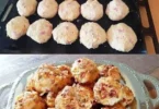 Leckere hausgemachte Pizza Bällchen frisch aus dem Ofen