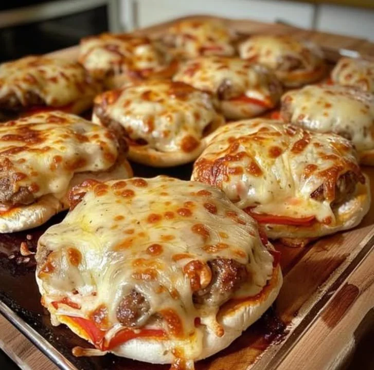 Pizza-Burger – Geschmackvoll