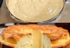 Saftiger Quark Rührkuchen auf einem Teller, perfekt für einen geselligen Nachmittag.