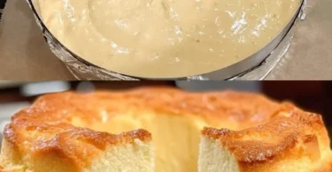 Saftiger Quark Rührkuchen auf einem Teller, perfekt für einen geselligen Nachmittag.
