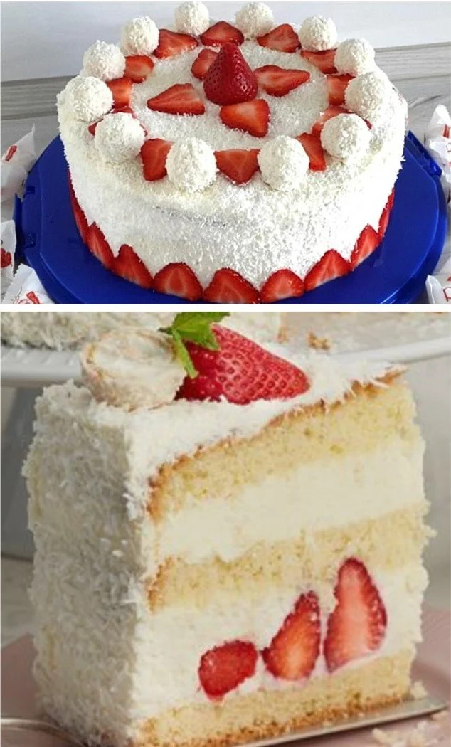 Raffaello Erdbeertorte