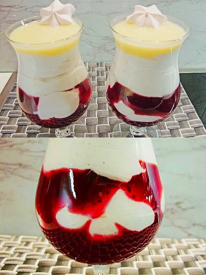 "Schlamm" Dessert mit Vanillepudding - Kochen Mit Uns