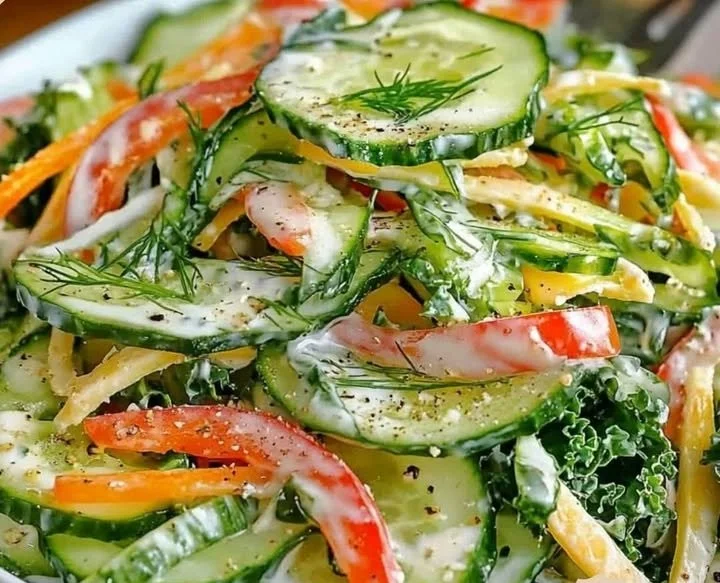 Schlankmacher-Gurkensalat