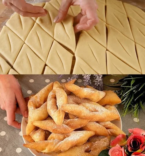 Schneeschlaufen mit 150g Sahne die ich jeden Jahr mache! - Kochen Mit Uns