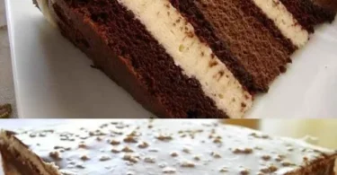 Schoko-Mascarpone-Torte mit Schokoladenglasur und frischen Beeren