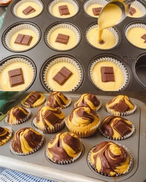 Schoko Muffins in 3 Minuten im Ofen mit 50 g Schokolade - Kochen Mit Uns