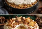Spekulatius-Maulwurfkuchen mit Apfel, lecker und verführerisch, perfekt für die Winterzeit