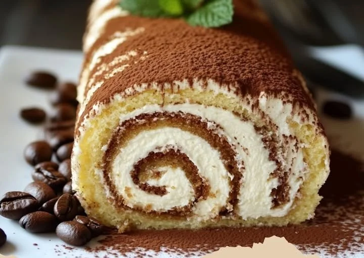 Rezept für Tiramisu-RolleZutaten:
Für den Biskuit:
4 Eier
100 g Zucker
1 Päckchen Vanillezucker
100 g Mehl
1 TL Backpulver
1 Prise Salz
Für die Füllung:
250 g Mascarpone
200 ml Schlagsahne
2 EL...