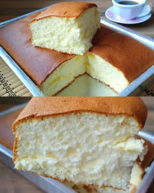 Ein köstlicher Wattekuchen frisch zubereitet, der zum Genießen einlädt.
