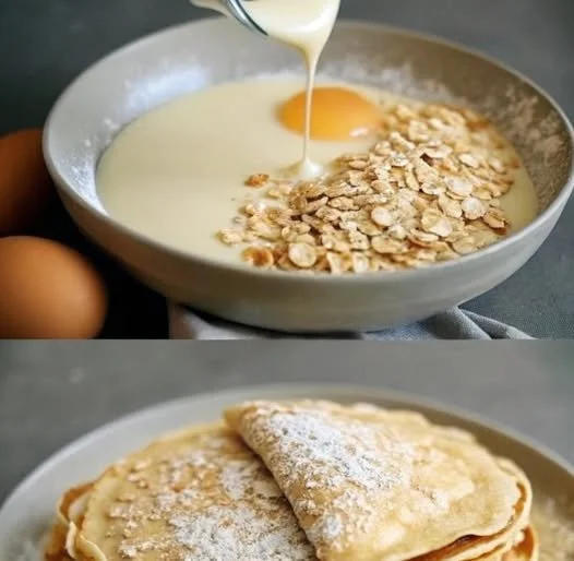 Zuckerfreie Pfannkuchen mit 100g Haferflocken in 5 Minuten - Kochen Mit Uns